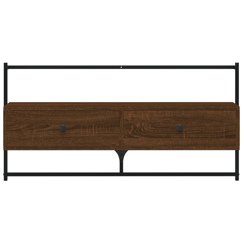 Tv Skříňka Nástěnná 100,5X30X51 Cm Kompozitní Dřevo