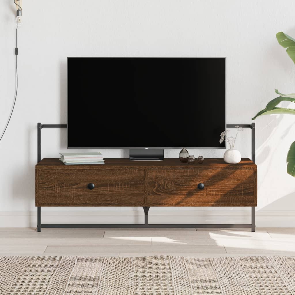Tv Skříňka Nástěnná 100,5X30X51 Cm Kompozitní Dřevo