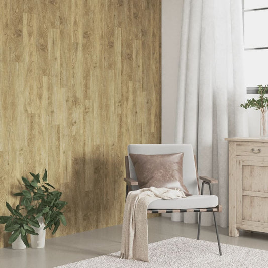 Nástěnné Panely Vzhled Dřeva Hnědé Pvc 4,12 M²