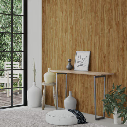 Nástěnné Panely Vzhled Dřeva Hnědé Pvc 4,12 M²
