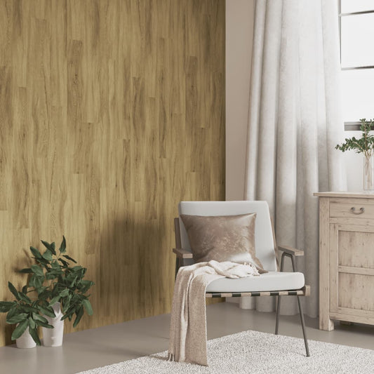 Nástěnné Panely Vzhled Dřeva Hnědé Pvc 4,12 M²