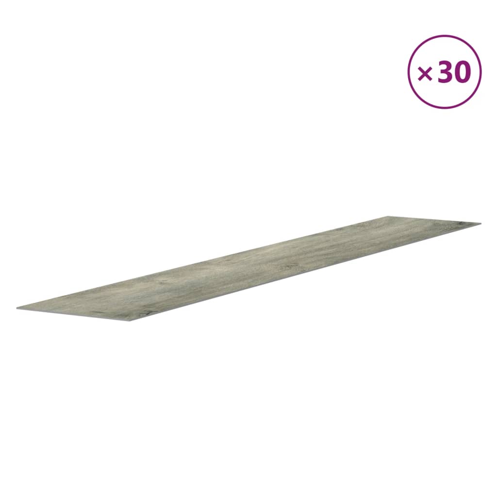 Nástěnné Panely Vzhled Dřeva Šedé Pvc 4,12 M²