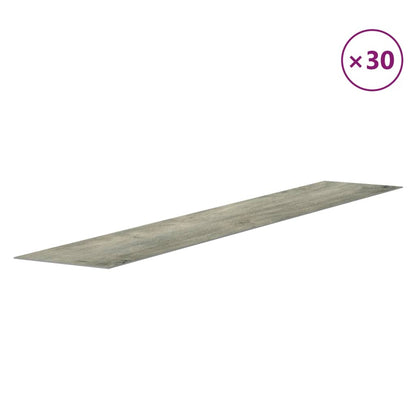 Nástěnné Panely Vzhled Dřeva Šedé Pvc 4,12 M²