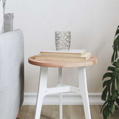 Stolní Deska Ø 50 X 1,5 Cm Kulatá Masivní Bukové Dřevo