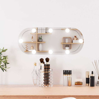 Zrcadlo Světly Sklo Ové Šedá