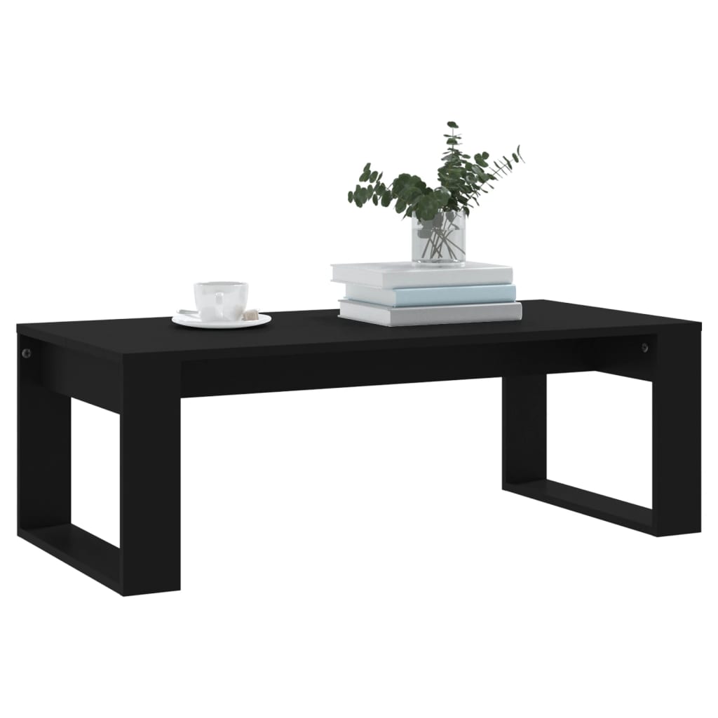Konferenční Stolek Černý 102 X 35 X 50 Cm Kompozitní Dřevo