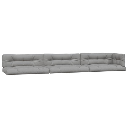 Podušky Na Palety 7 Ks Šedé Textil