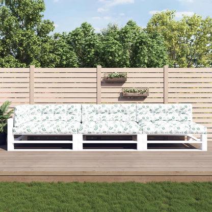 Podušky Na Palety 7 Ks Šedé Textil