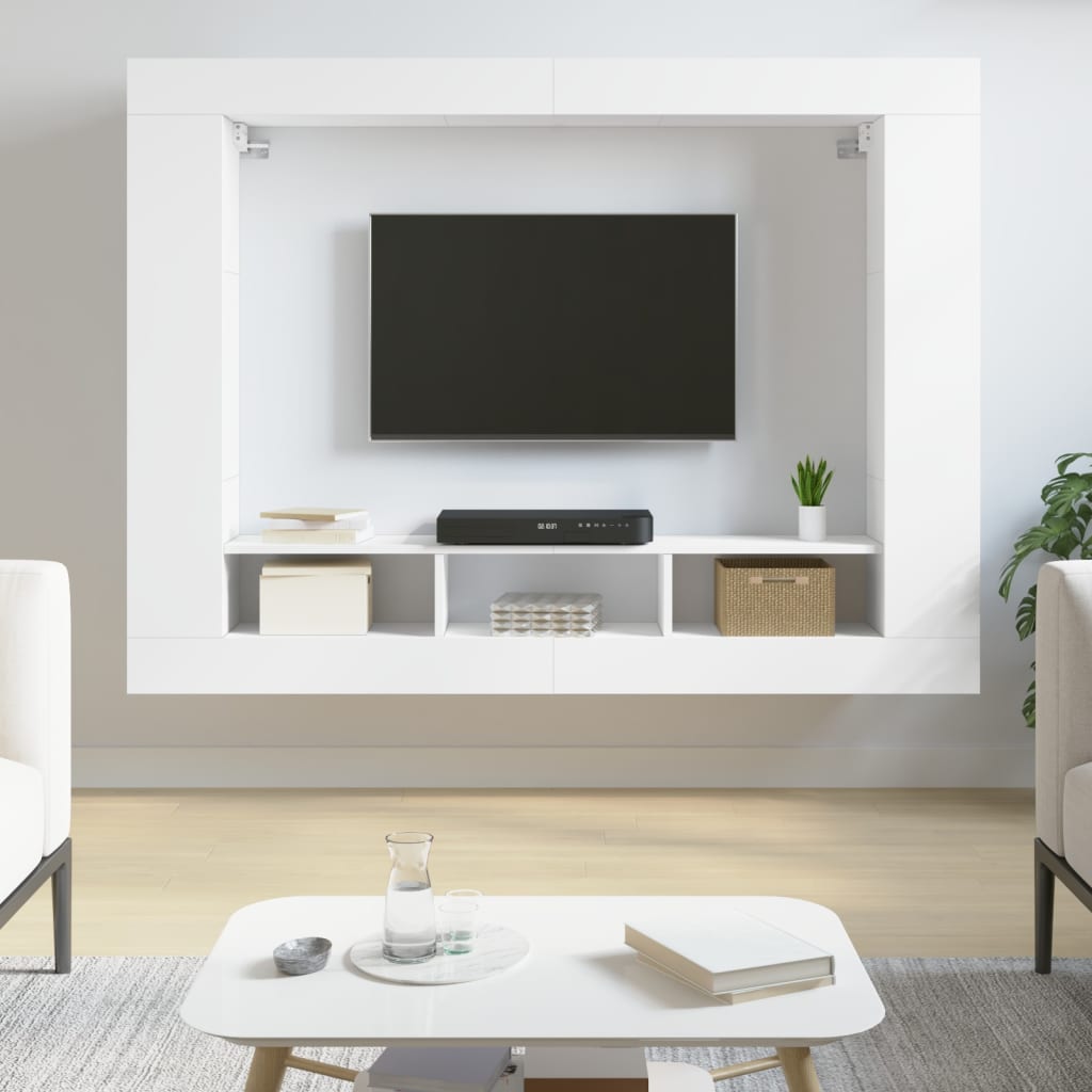 Tv Skříňka 152 X 22 X 113 Cm Kompozitní Dřevo