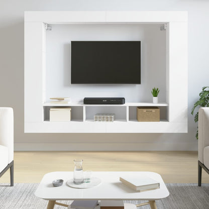 Tv Skříňka 152 X 22 X 113 Cm Kompozitní Dřevo