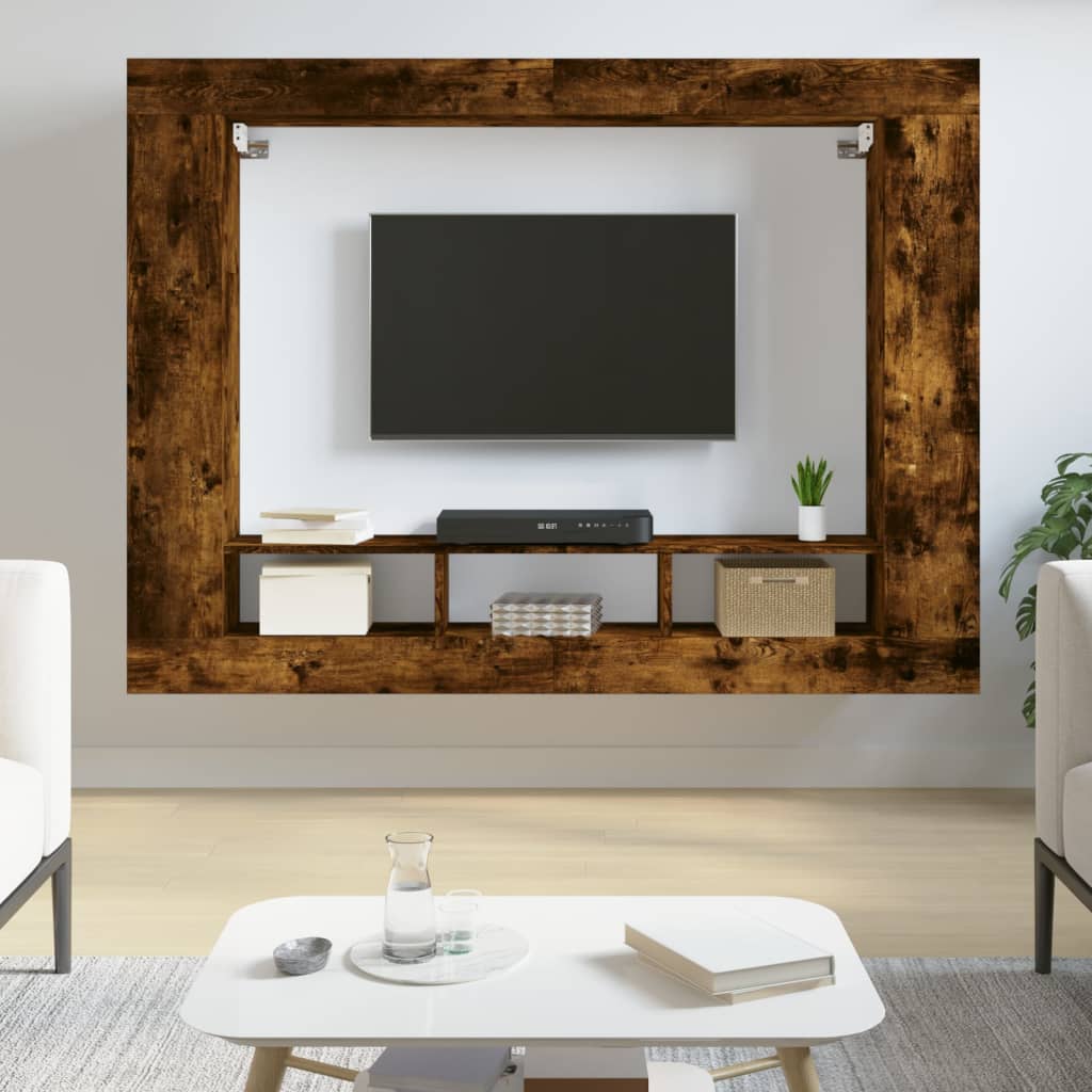 Tv Skříňka 152 X 22 X 113 Cm Kompozitní Dřevo