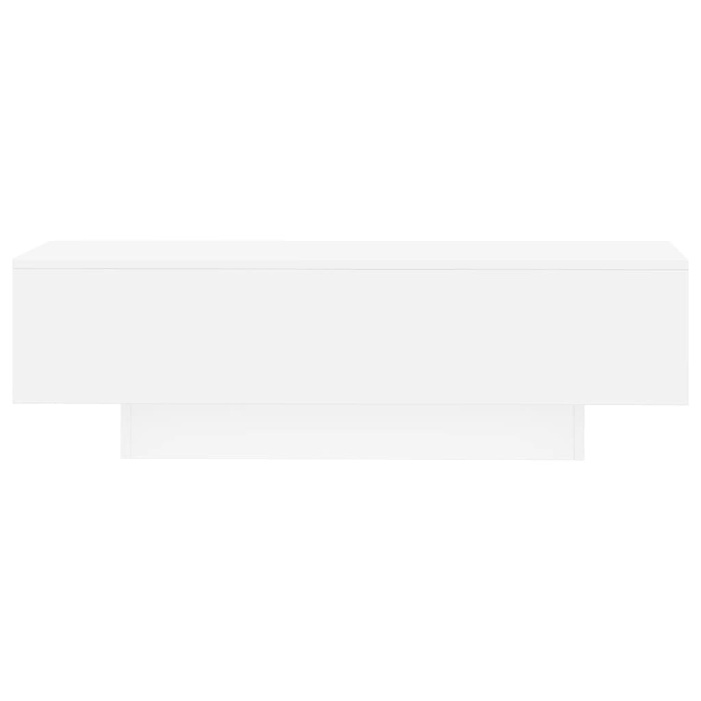 Konferenční Stolek Bílý 100 X 49,5 X 31 Cm Kompozitní Dřevo
