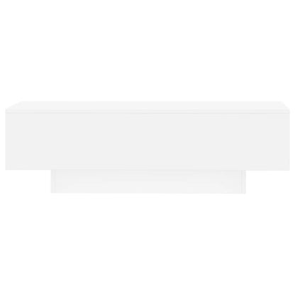 Konferenční Stolek Bílý 100 X 49,5 X 31 Cm Kompozitní Dřevo