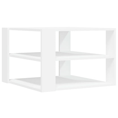 Konferenční Stolek Bílý 59,5 X 59,5 X 40 Cm Kompozitní Dřevo