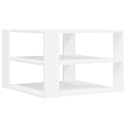 Konferenční Stolek Bílý 59,5 X 59,5 X 40 Cm Kompozitní Dřevo