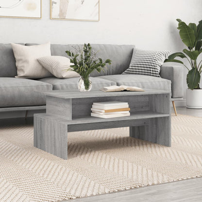 Konferenční Stolek Bílý 90 X 55 X 42,5 Cm Kompozitní Dřevo