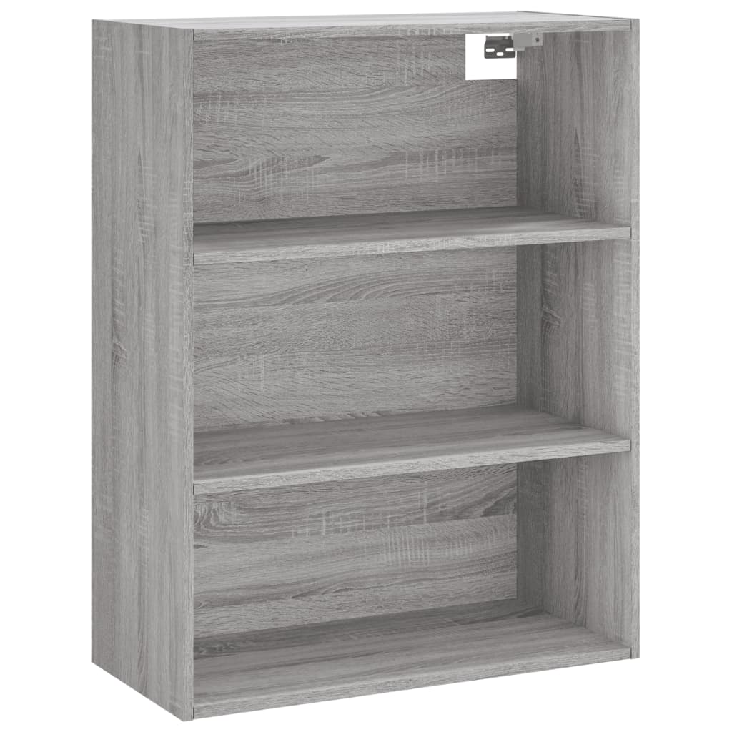 Skříň Highboard Šedá Sonoma 69,5 X 34 X 180 Cm Kompozitní Dřevo