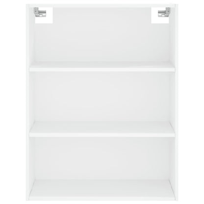 Skříň Highboard Bílá 69,5 X 34 X 180 Cm Kompozitní Dřevo