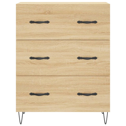 Skříň Highboard Dub Sonoma 69,5 X 34 X 180 Cm Kompozitní Dřevo