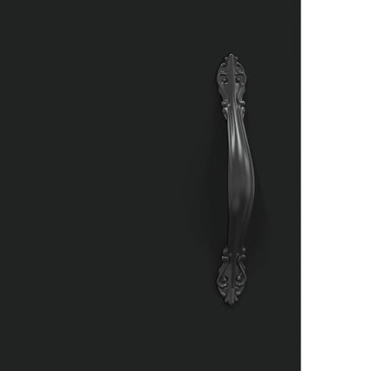 Skříň Highboard Černá 69,5 X 34 X 180 Cm Kompozitní Dřevo