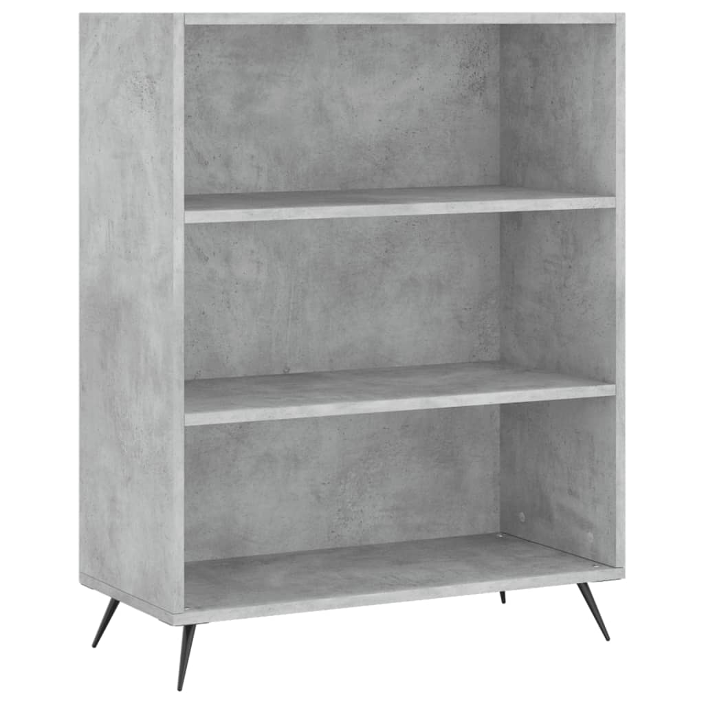 Skříň Betonově Šedá 69,5 X 32,5 X 180 Cm Kompozitní Dřevo