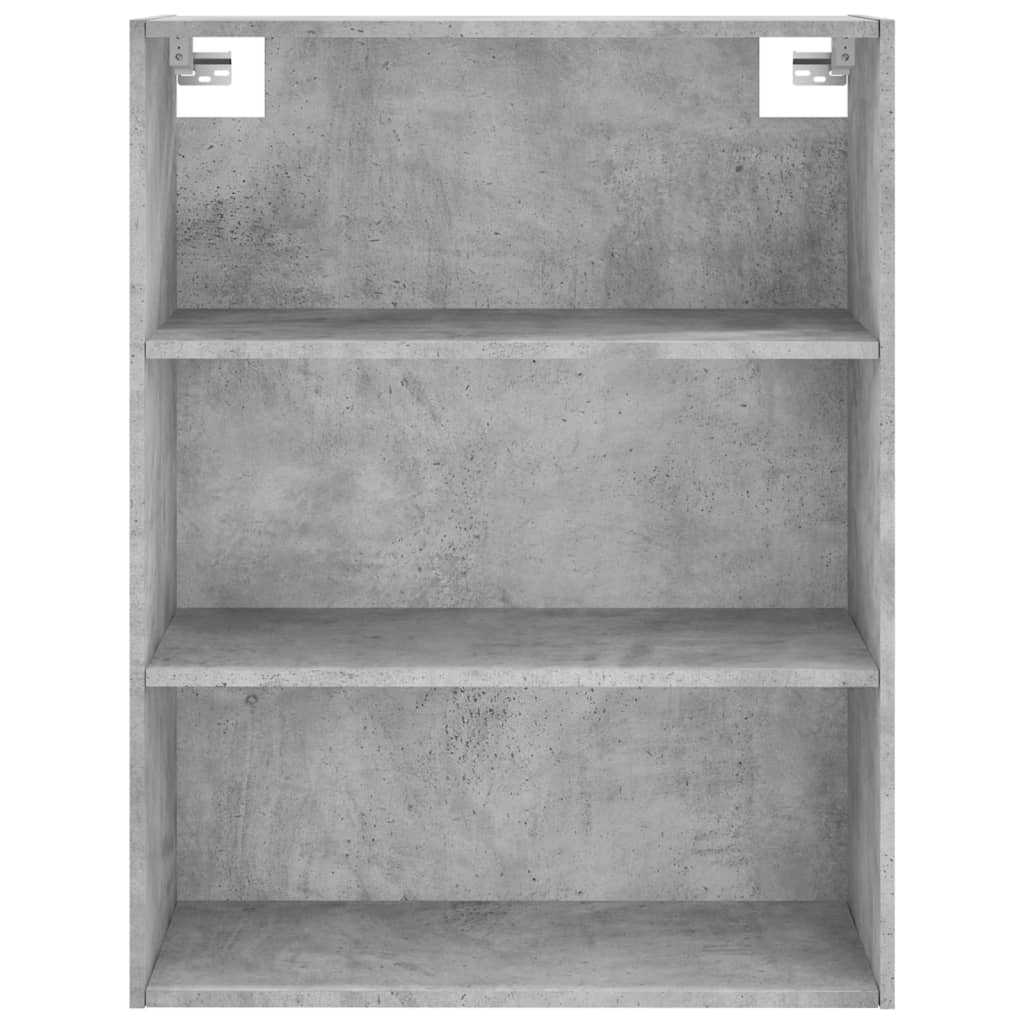 Skříň Betonově Šedá 69,5 X 32,5 X 180 Cm Kompozitní Dřevo