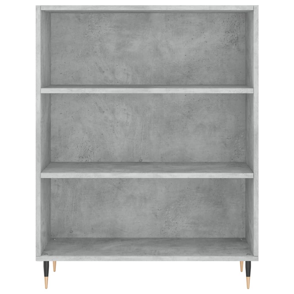 Skříň Betonově Šedá 69,5 X 32,5 X 180 Cm Kompozitní Dřevo
