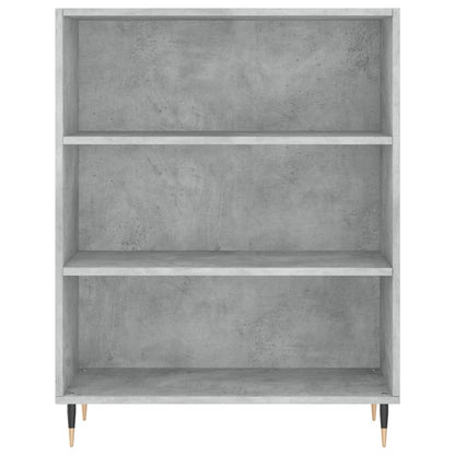 Skříň Betonově Šedá 69,5 X 32,5 X 180 Cm Kompozitní Dřevo