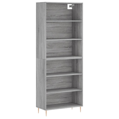 Skříň Betonově Šedá 69,5 X 32,5 X 180 Cm Kompozitní Dřevo