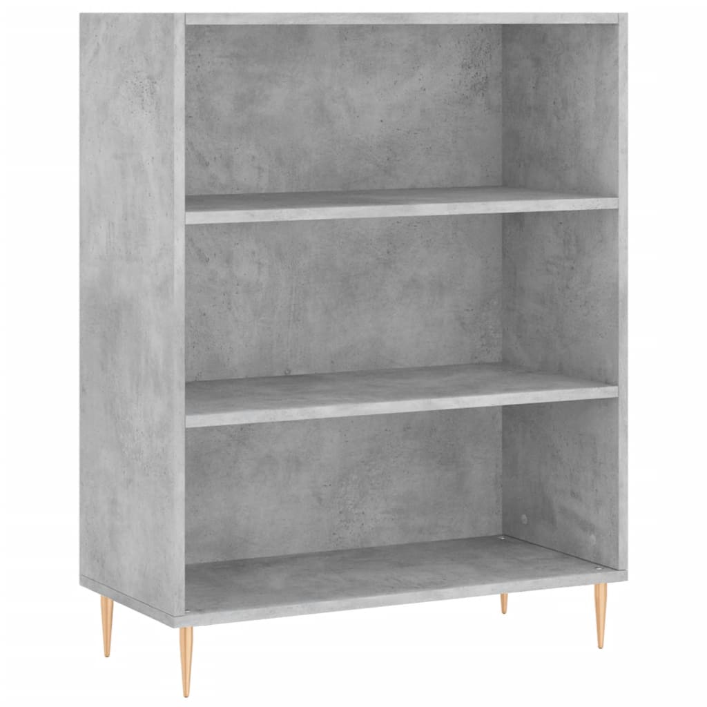 Skříň Betonově Šedá 69,5 X 32,5 X 180 Cm Kompozitní Dřevo
