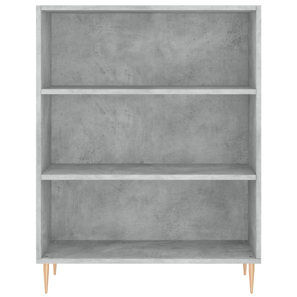 Skříň Betonově Šedá 69,5 X 32,5 X 180 Cm Kompozitní Dřevo