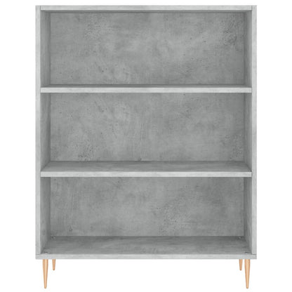 Skříň Betonově Šedá 69,5 X 32,5 X 180 Cm Kompozitní Dřevo