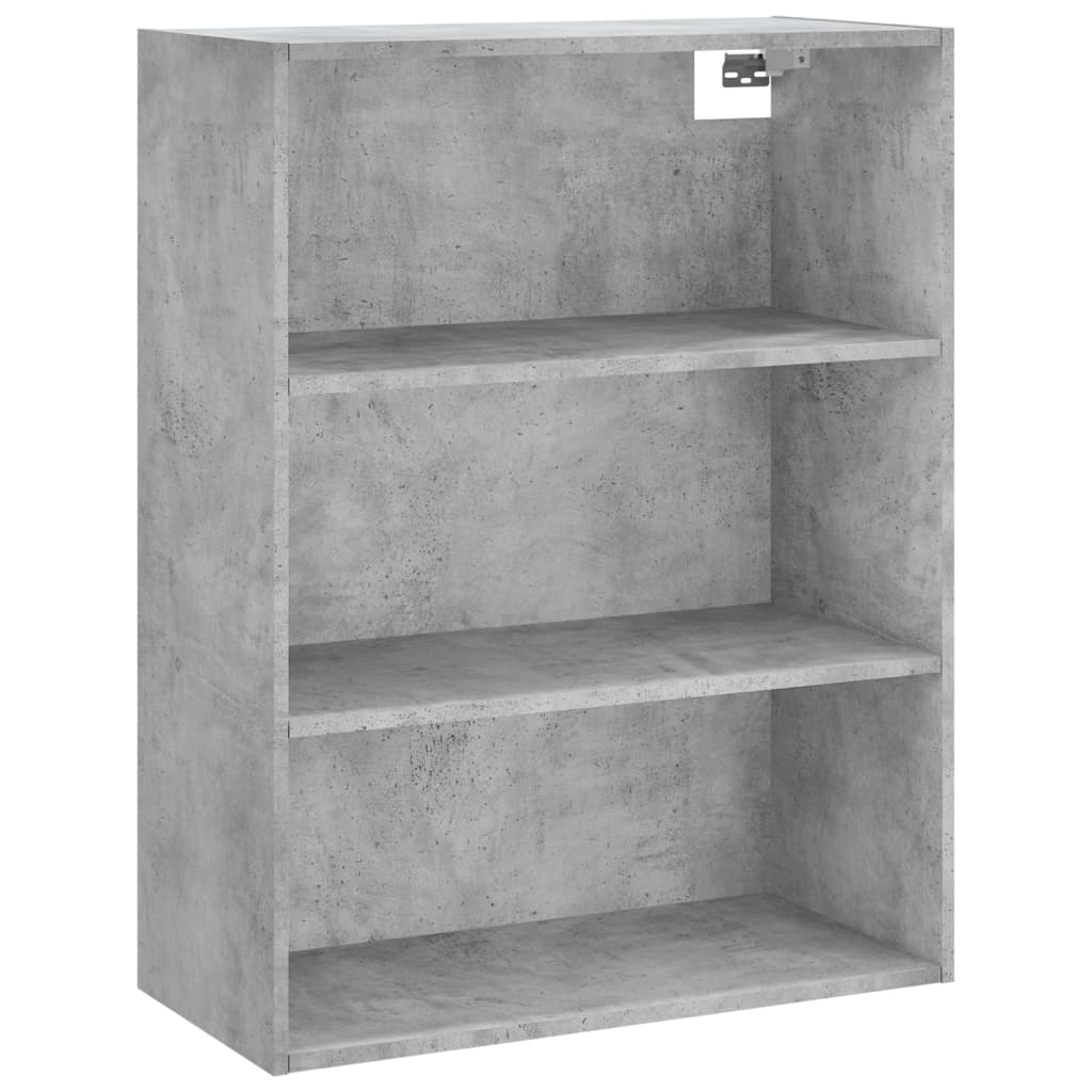 Skříň Betonově Šedá 69,5 X 32,5 X 180 Cm Kompozitní Dřevo
