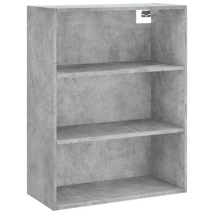 Skříň Betonově Šedá 69,5 X 32,5 X 180 Cm Kompozitní Dřevo