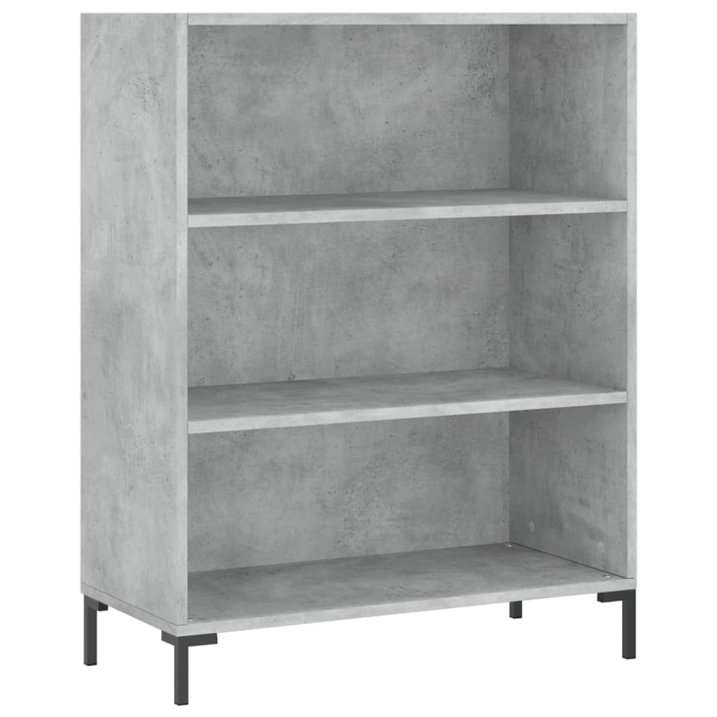 Skříň Betonově Šedá 69,5 X 32,5 X 180 Cm Kompozitní Dřevo