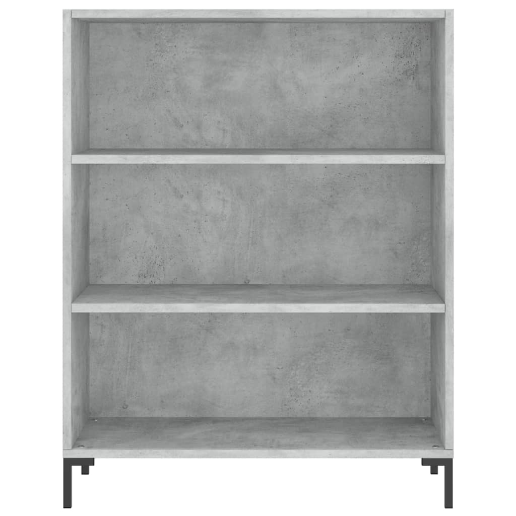 Skříň Betonově Šedá 69,5 X 32,5 X 180 Cm Kompozitní Dřevo