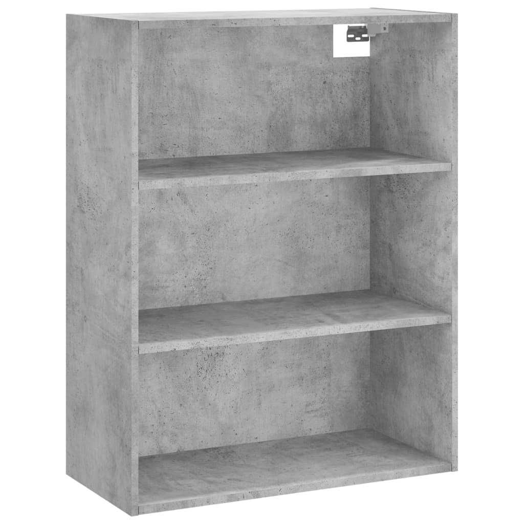 Skříň Betonově Šedá 69,5 X 32,5 X 180 Cm Kompozitní Dřevo