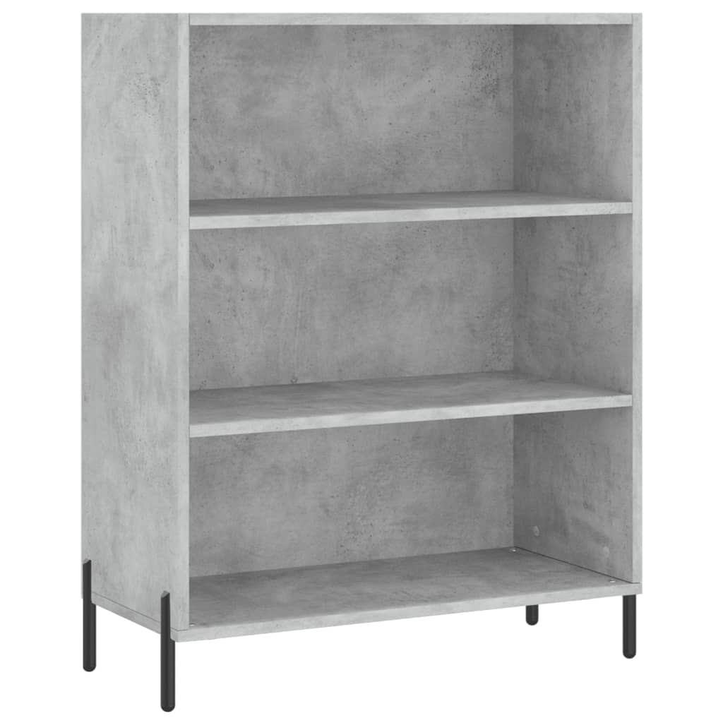 Skříň Betonově Šedá 69,5 X 32,5 X 180 Cm Kompozitní Dřevo