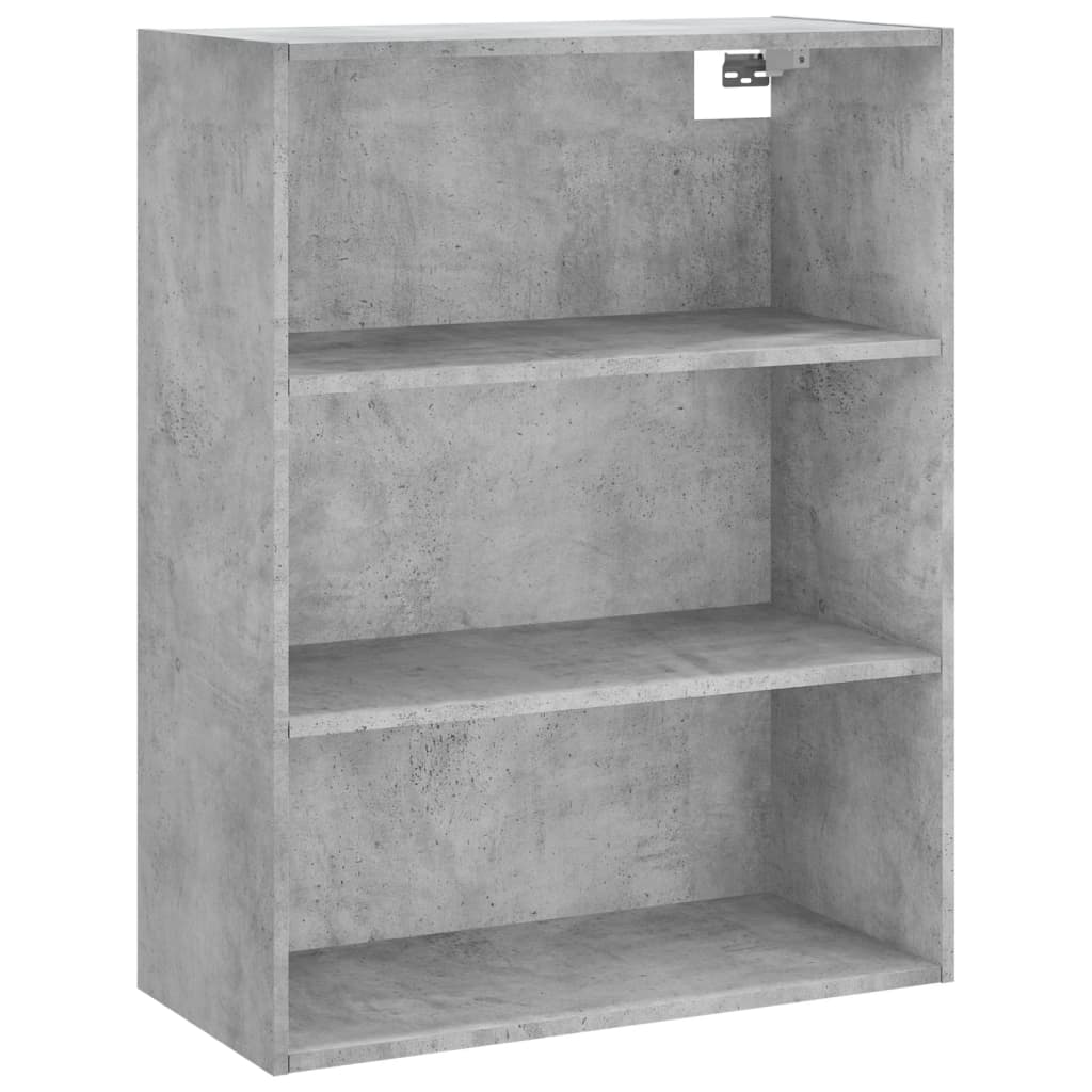 Skříň Betonově Šedá 69,5 X 32,5 X 180 Cm Kompozitní Dřevo
