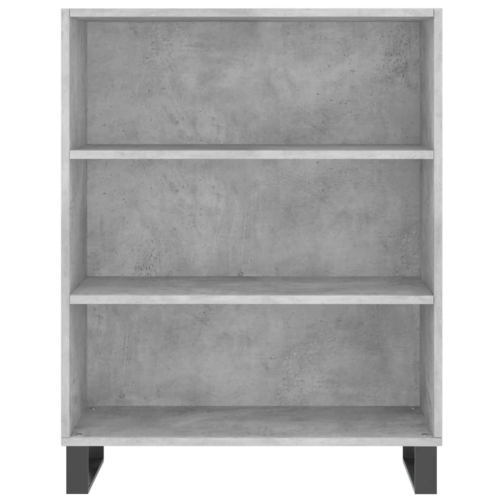Skříň Betonově Šedá 69,5 X 32,5 X 180 Cm Kompozitní Dřevo
