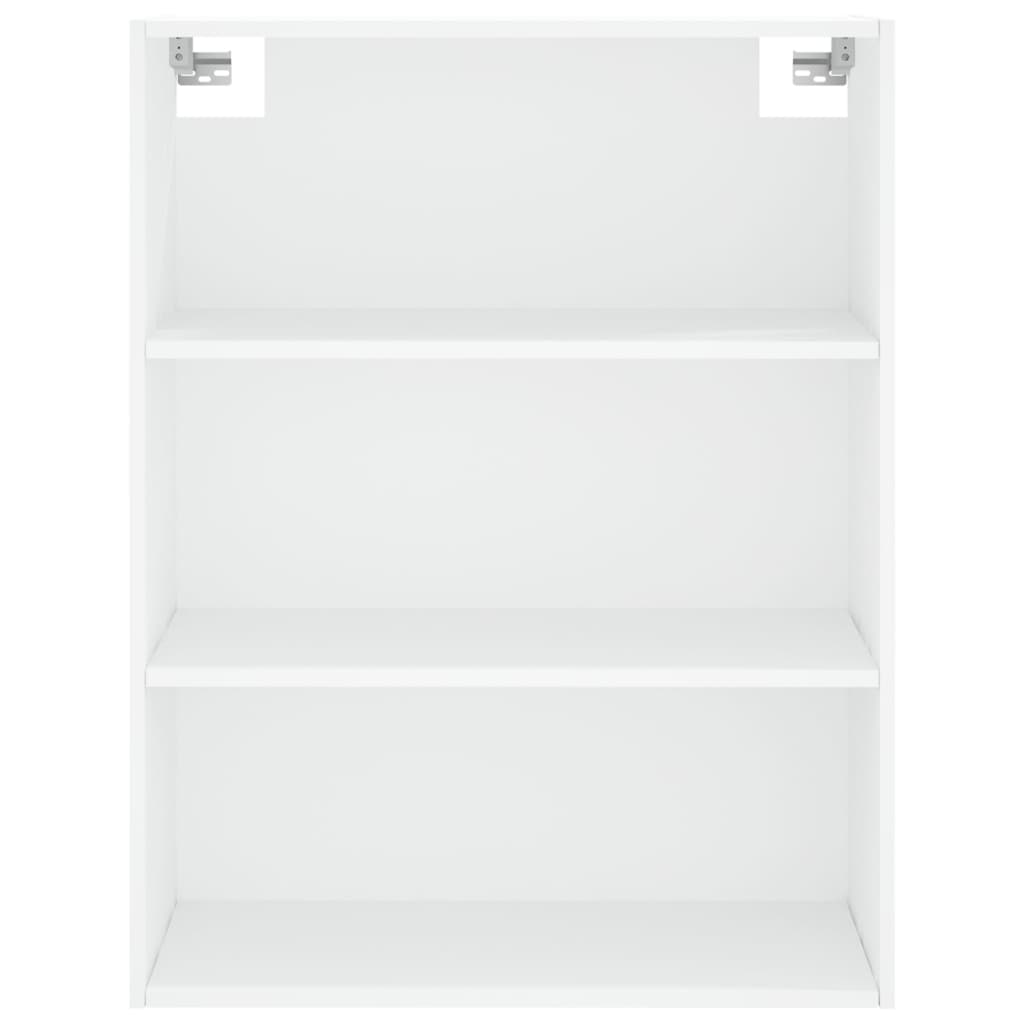 Skříň Highboard Bílá 69,5 X 34 X 180 Cm Kompozitní Dřevo