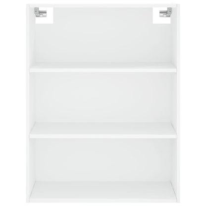 Skříň Highboard Bílá 69,5 X 34 X 180 Cm Kompozitní Dřevo