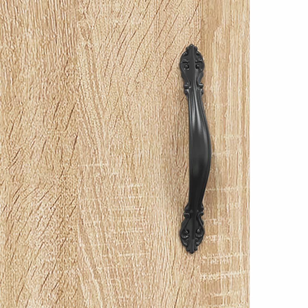 Skříň Highboard Dub Sonoma 69,5 X 34 X 180 Cm Kompozitní Dřevo