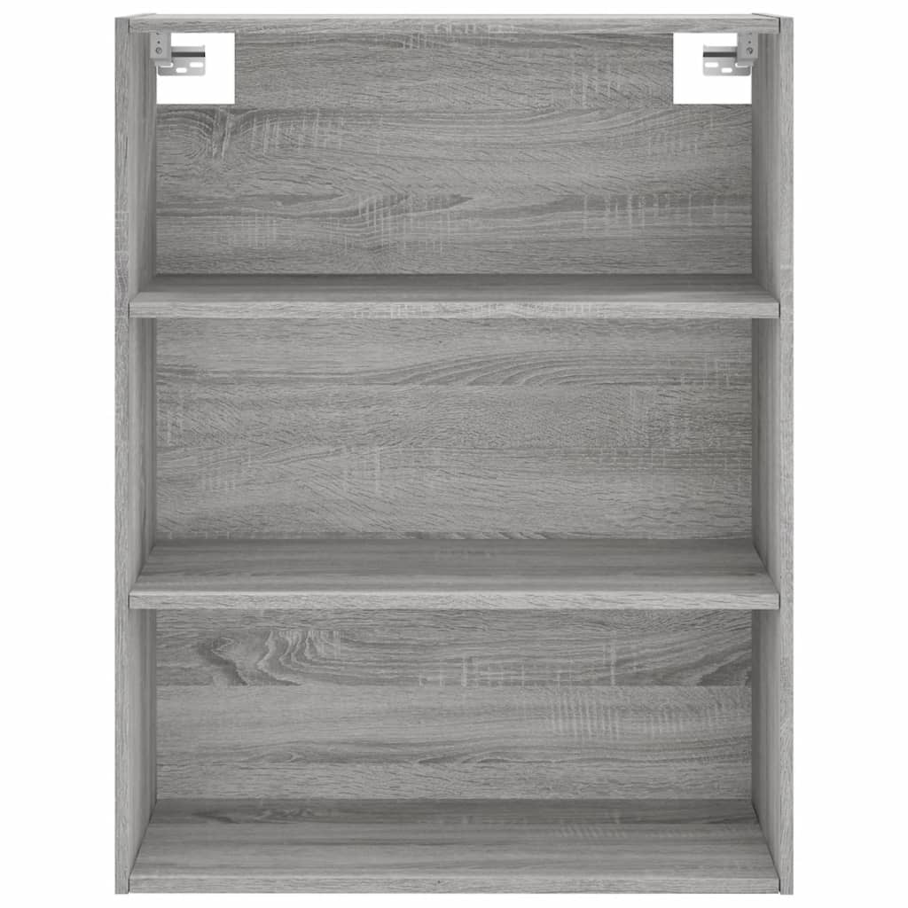 Skříň Highboard Šedá Sonoma 69,5 X 34 X 180 Cm Kompozitní Dřevo