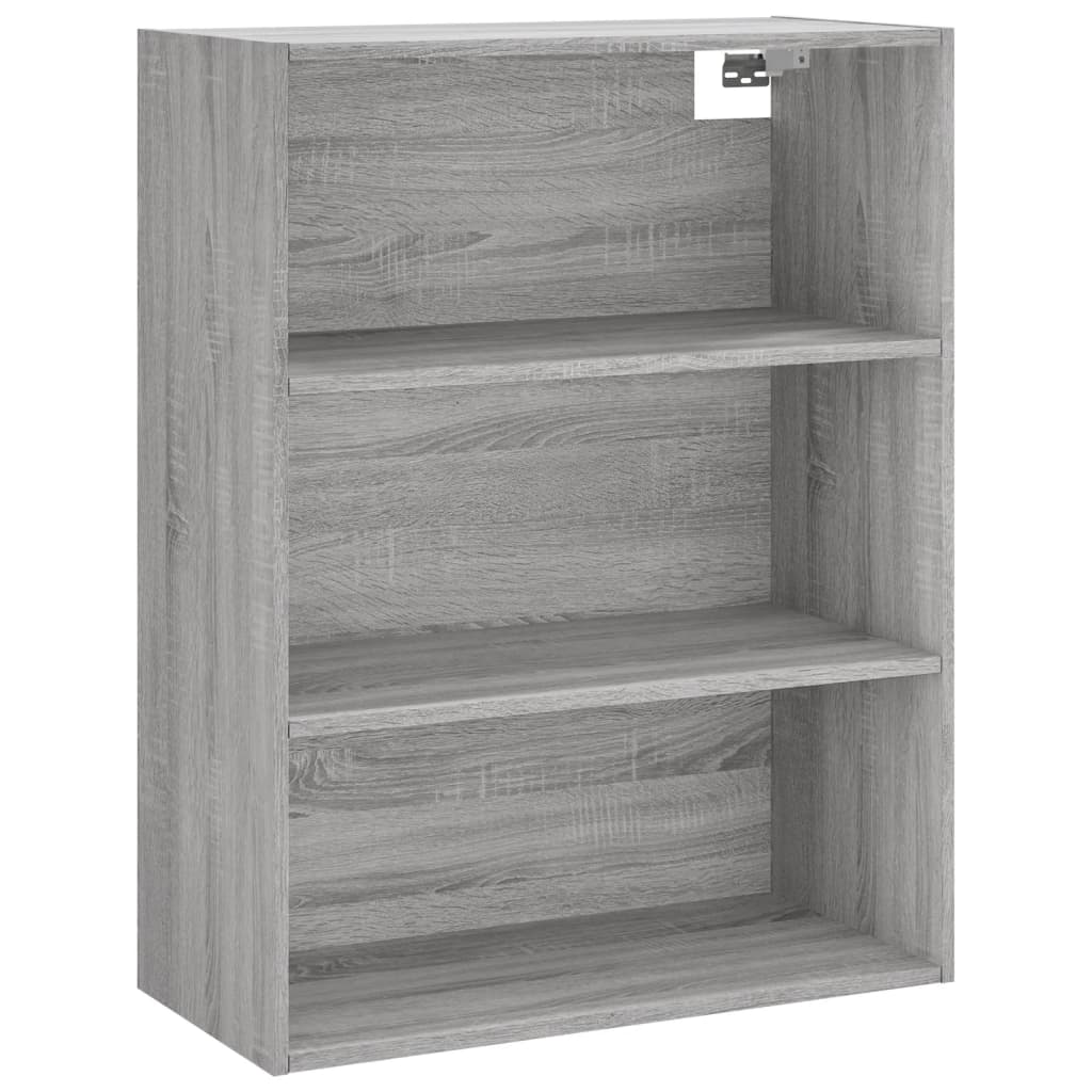 Skříň Highboard Šedá Sonoma 69,5 X 34 X 180 Cm Kompozitní Dřevo