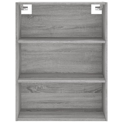 Skříň Highboard Šedá Sonoma 69,5 X 34 X 180 Cm Kompozitní Dřevo