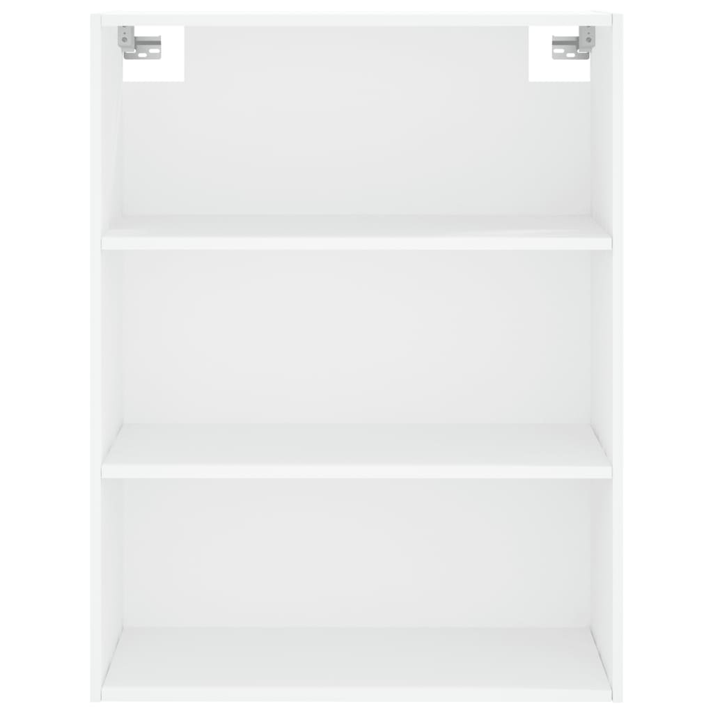 Skříň Highboard Bílá 69,5 X 34 X 180 Cm Kompozitní Dřevo