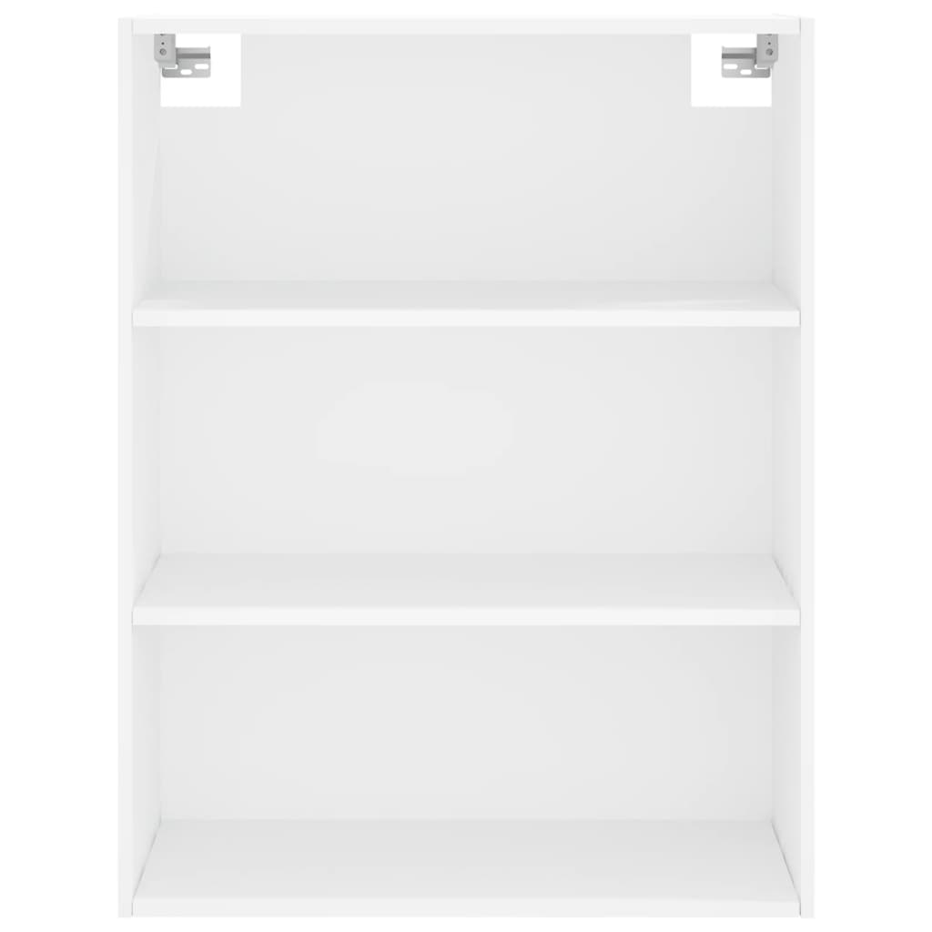Skříň Highboard Bílá 69,5 X 34 X 180 Cm Kompozitní Dřevo