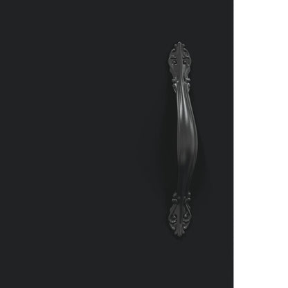 Skříň Highboard Černá 69,5 X 34 X 180 Cm Kompozitní Dřevo