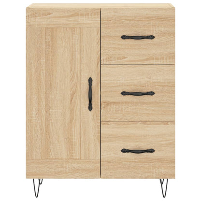 Skříň Highboard Dub Sonoma 69,5 X 34 X 180 Cm Kompozitní Dřevo